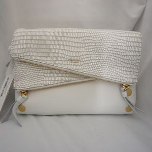 Hammitt Dillon White Sprinkles Leather Bag